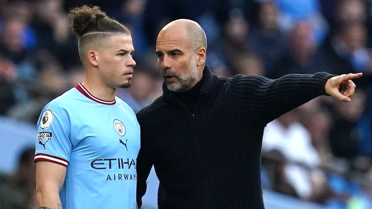 Pep Guardiola Kalvin Phillips