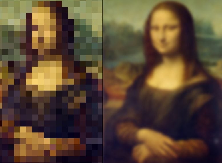 Simulating Quantum Machines Mona Lisa Analogy