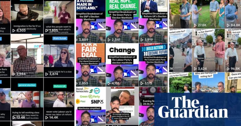 #ukpolitics: how the 2024 general election has played out on TikTok | General election 2024