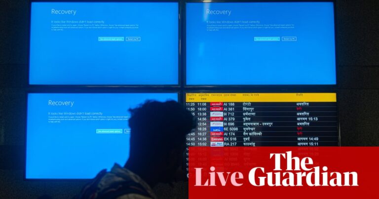 Microsoft IT outage: criminals seeking to take advantage of global outage, CrowdStrike warns – as it happened | Microsoft IT outage