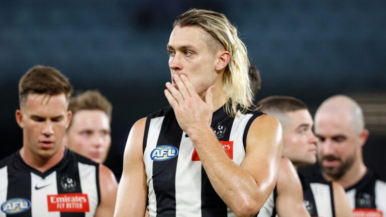 Collingwood vs Gold Coast Suns, Darcy Moore, defender, loss, Kane Cornes comments, Sunday Footy Show