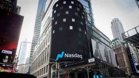 The Nasdaq Market site in New York