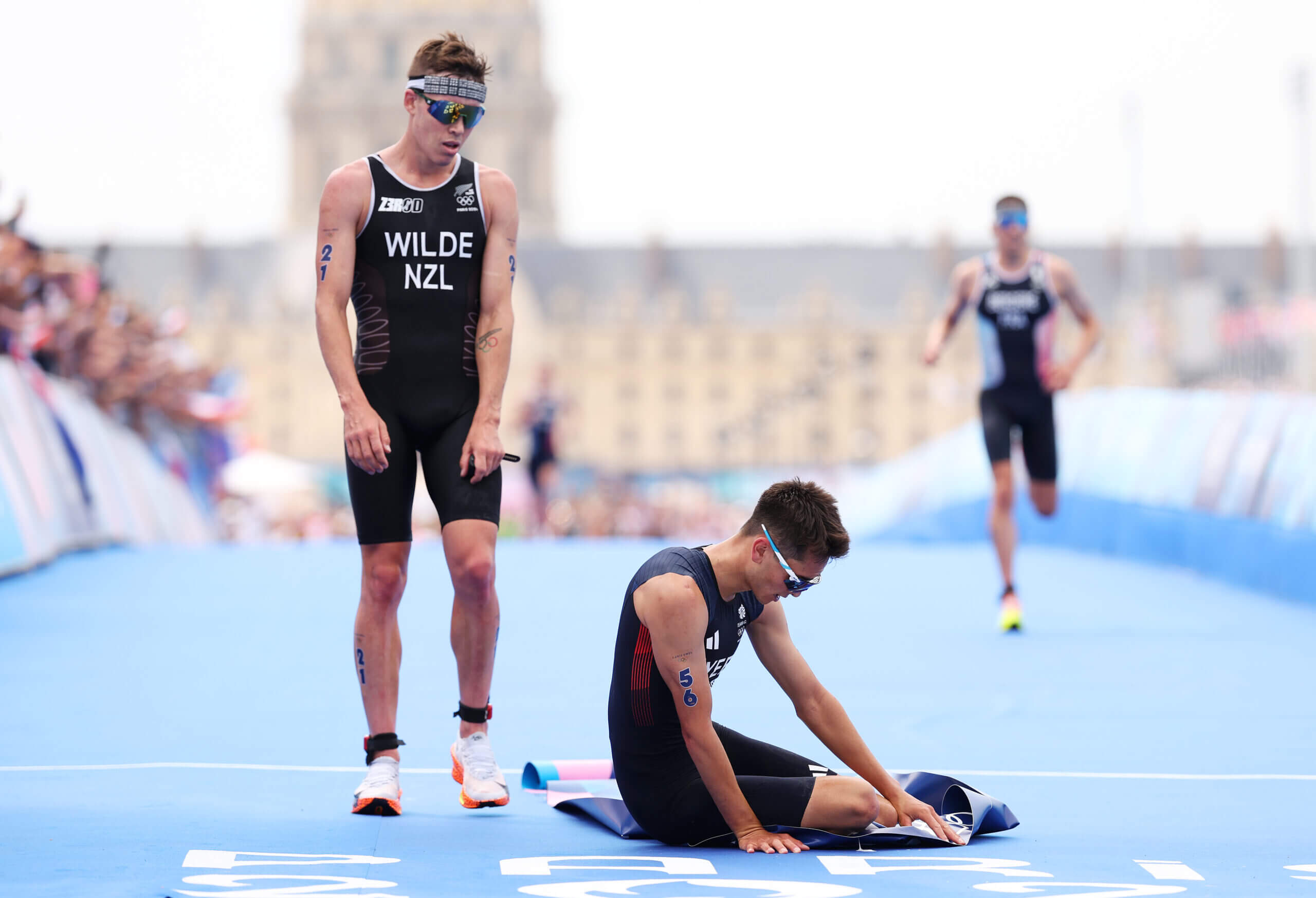 Yee overtook Wilde in the closing stages of the race (Ezra Shaw/Getty Images)