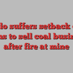 Anglo suffers setback over plans to sell coal business after fire at mine