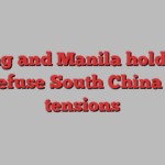 Beijing and Manila hold talks to defuse South China Sea tensions