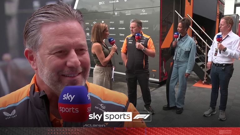 Watch Zak Brown discuss Mclaren&#39;s recent run of form 