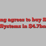 Boeing agrees to buy Spirit AeroSystems in $4.7bn deal