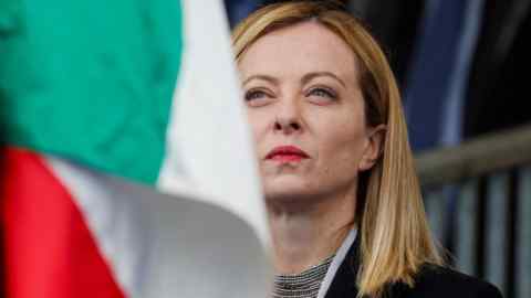 Italy’s Prime Minister Giorgia Meloni