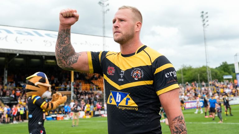 Joe Westerman and Castleford held on to secure Super League victory over Catalans on Sunday