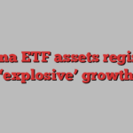 China ETF assets register ‘explosive’ growth