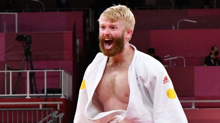 Chris Skelley won gold at the Tokyo Games (Photo: IBSA Judo)