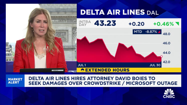 Delta hires attorney David Boies to seek damages over CrowdStrike / Microsoft outage