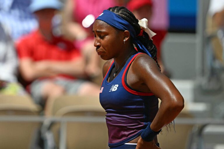 Coco Gauff loses to Donna Vekic at Olympics after line call controversy