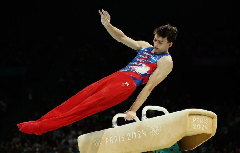 Stephen Nedoroscik’s clutch pommel horse routine powers U.S. to historic Olympic bronze in men’s gymnastics