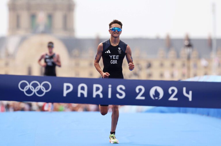 Alex Yee wins men’s Olympic triathlon gold with dramatic comeback in Paris