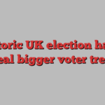 Historic UK election hauls reveal bigger voter trends