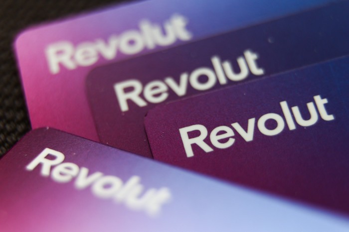 Four Revolut debit cards