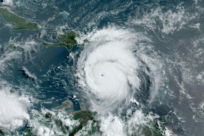 Satellite image shows Hurricane Beryl on July 2 hurtling towards Jamaica