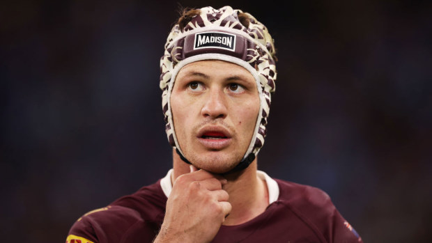 Kalyn Ponga. 2022 State of Origin series. Queensland Maroons.