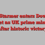 Keir Starmer enters Downing Street as UK prime minister after historic victory