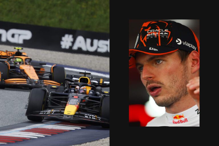 ‘Inevitable’: Max Verstappen and Lando Norris’s first true F1 fight ends in tears