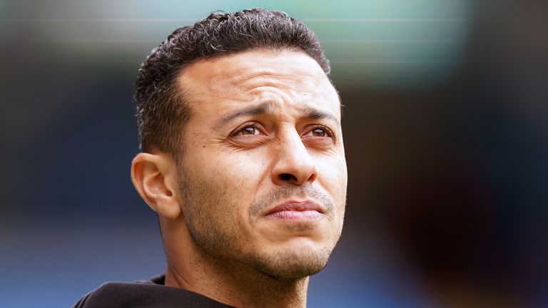 File photo dated 01-04-2023 of Liverpool's Thiago Alcantara, who manager Jurgen Klopp insisted would play again this season but did not know whether fellow midfielder Dominik Szoboszlai would be fit for this month's Carabao Cup final. Issue date: Friday February 9, 2024.