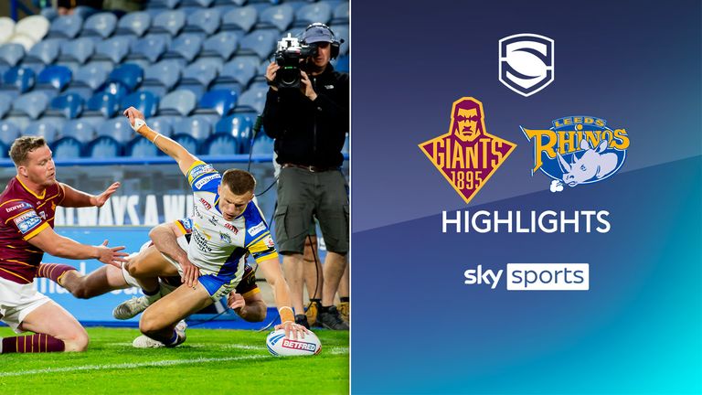 Highlights of the Super League clash between Huddersfield Giants and Leeds Rhinos