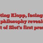 Meeting Klopp, facing Pep and philosophy revealed? | Best of Slot's first presser