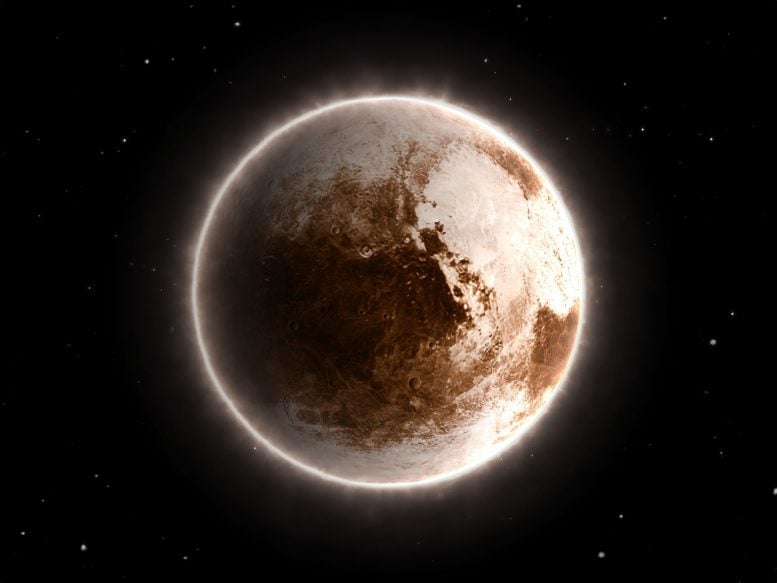 Glowing Pluto