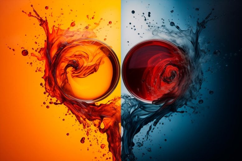 Alcohol Cardiology Heart Yin Yang Concept