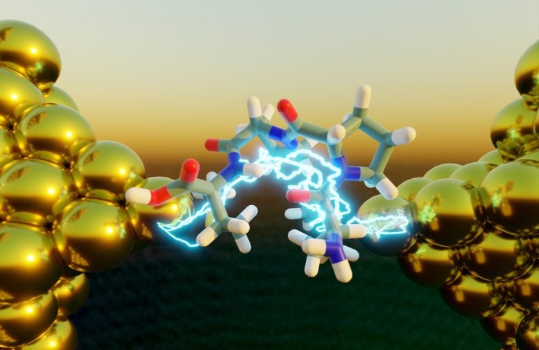 Electron Transport Illustration