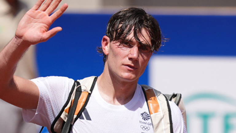 British men's No 1 Jack Draper was knocked out in the second round of the men's singles at the Paris Olympics