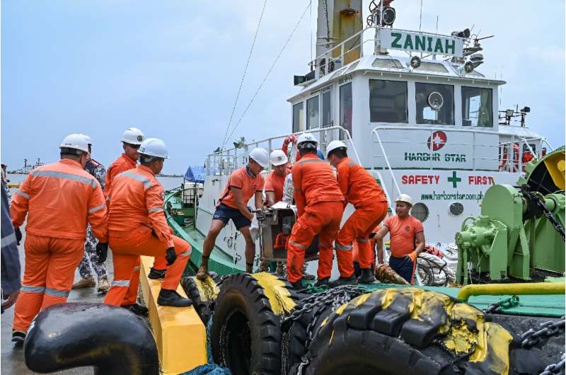 The coast guard has warned that if the entire cargo leaked it would be an 'environmental catastrophe' and the worst oil spill in the Philippine history