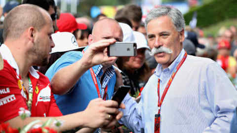 SPIELBERG, AUSTRIA - JULY 08: Chase Carey, CEO and Executive Chairman of the Formula One Group arrives at the circuit and poses for a photo before final practice for the Formula One Grand Prix of Austria at Red Bull Ring on July 8, 2017 in Spielberg, Austria. (Photo by Mark Thompson/Getty Images)