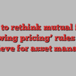 SEC to rethink mutual fund ‘swing pricing’ rules in reprieve for asset managers