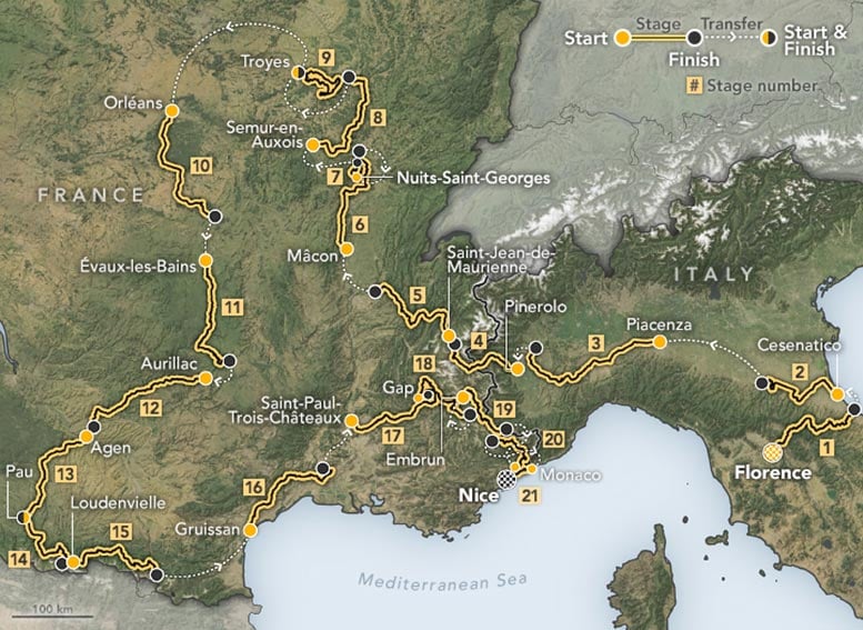 Tour de France 2024 Annotated