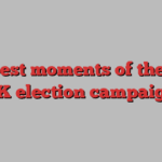 The best moments of the 2024 UK election campaign