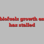 The biofuels growth engine has stalled