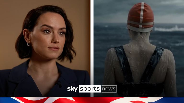 Daisy Ridley chats to Sky Sports about 'Young Woman and the Sea', a film that tells the incredible story of Trudy Ederle, the first woman to swim the English Channel