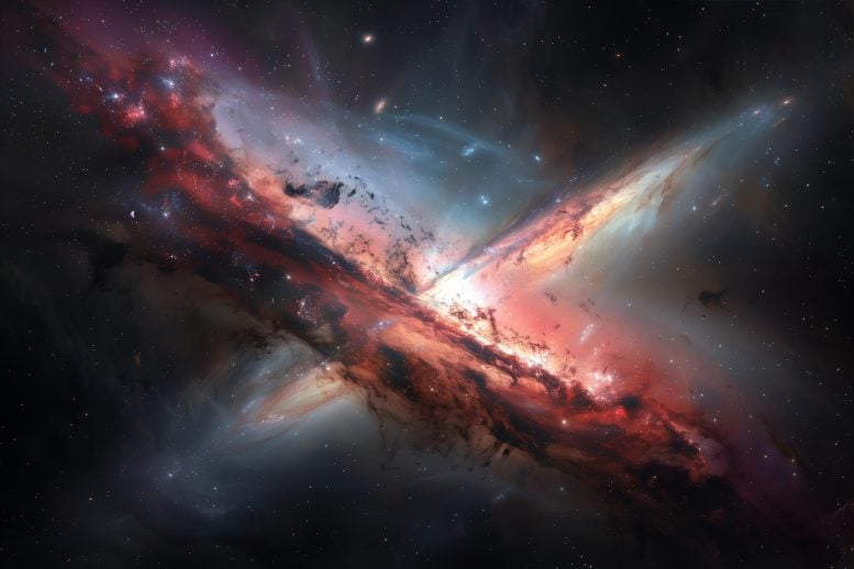 Galactic Merger Art Concept