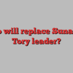 Who will replace Sunak as Tory leader?