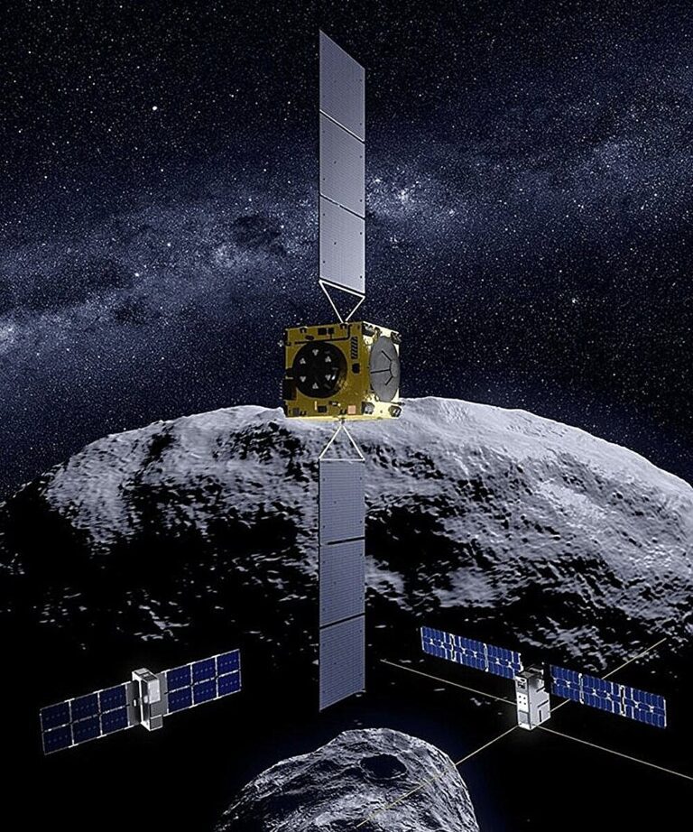 A pair of CubeSats using ground penetrating radar could map the interior of near-Earth asteroids