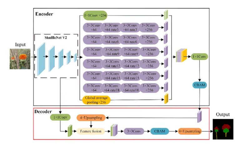 Advanced DeepLabv3+ algorithm enhances safflower filament harvesting with high accuracy