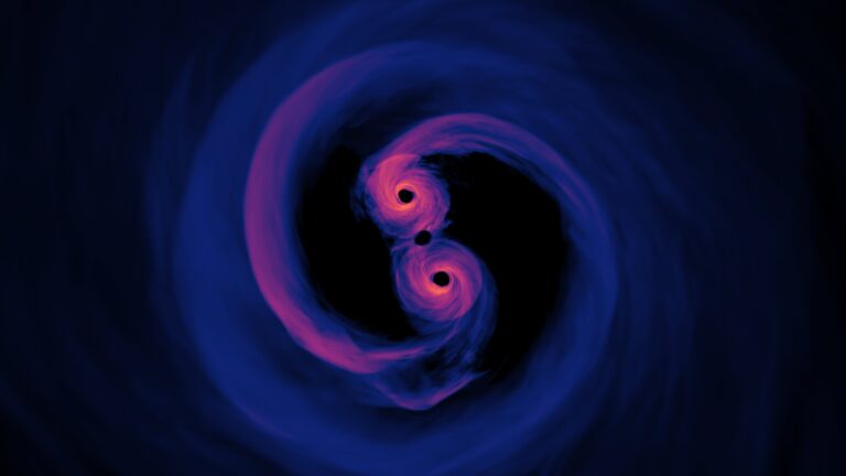 Astrophysicists uncover supermassive black hole/dark matter connection in solving the ‘final parsec problem’