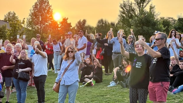 ‘Love shouldn’t hurt’: Vigil for slain London, Ont., teen puts focus on preventing domestic violence