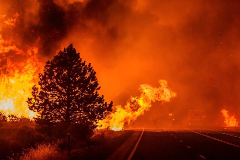 Thousands evacuate season’s biggest wildfire in northern California