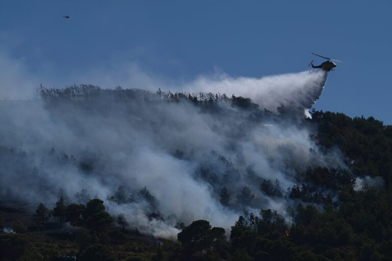 Greece fights dozens of wildfires in ‘most difficult day of year’