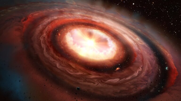 Astrophysicists build model to explain to rapid planet formation