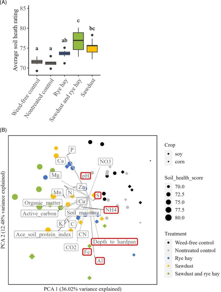 More carbon in soil can control weeds, in some cases