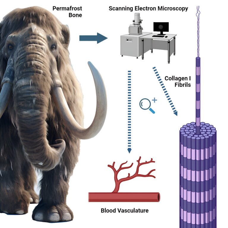 Nanoscopic imaging aids in understanding protein, tissue preservation in ancient bones